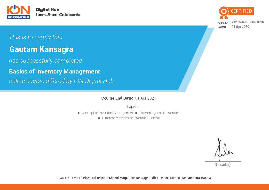 Inventory Management